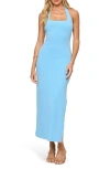 L*space Lspace London Halter Midi Dress In Sea Spray