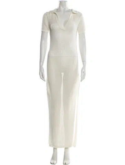Pre-owned L*space Long Dress In Neutral