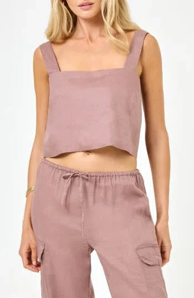 L*space Lspace Long Island Cover-up Tank In Purple