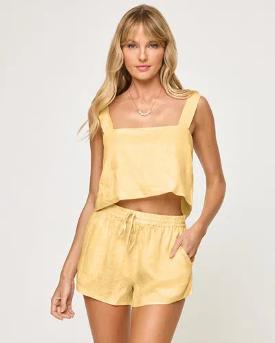 L*space Long Island Top In Yellow