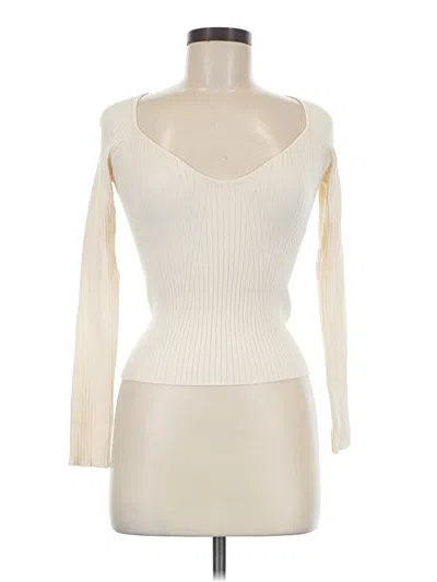 Pre-owned L*space Long Sleeve T-shirt In White