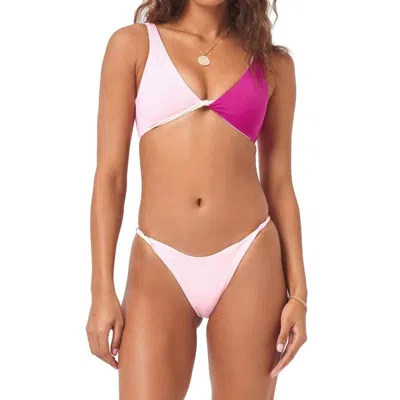 L*space Lovegood Bottom Classic In Crystal Pink/bougainvilla In Multi