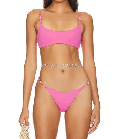 L*space Luisa Top In Bubblegum Pink