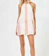 L*space Lydia Striped Cover-up Dress In Vaca Stripe Orange In Multi