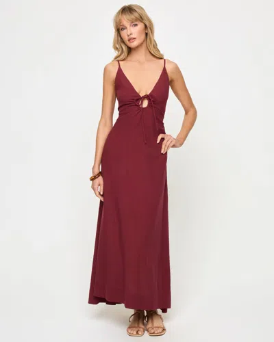 L*space Mabel Maxi Dress In Red