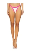 L*space Mackenzie Bikini Bottom In Bubblegum Pink & Cream