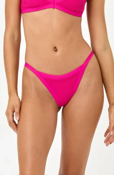 L*space Lspace Mackenzie Bitsy Bikini Bottoms In Pink