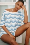 L*space Make Waves Short-sleeve Cropped Top