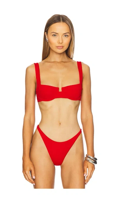L*space Mako Bikini Top In Flame