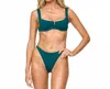 L*space Lspace Mako Underwire Bikini Top In Blue