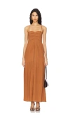 L*space Mallorca Dress In Brown