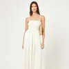 L*space Lspace Mallorca Smocked Cover-up Maxi Dress In Cream