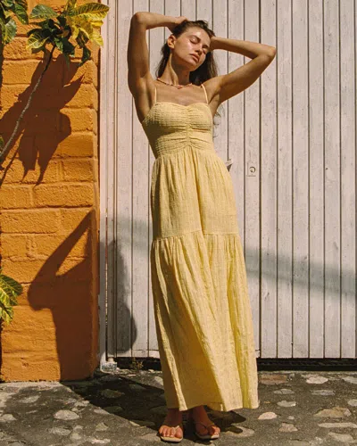 L*space Mallorca Dress In Yellow