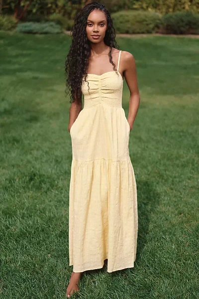 L*space Mallorca Midi Dress In Yellow