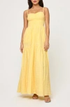 L*space Lspace Mallorca Smocked Cover-up Maxi Dress In Daisy