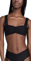 L*space Eco Chic Repreve Marlee Bikini Top In Black