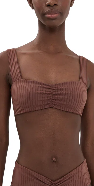L*space Marlee Bikini Top Cafe In Brown