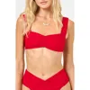 L*space Lspace Marlee Bikini Top In Lipstick Red