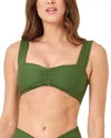 L*space Lspace Marlee Bikini Top In Green