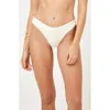 L*space Lspace Mercer Rib Bikini Bottoms In Cream