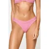 L*space Lspace Mercer Rib Bikini Bottoms In Pink