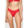 L*space Lspace Mercer Rib Bikini Bottoms In Red