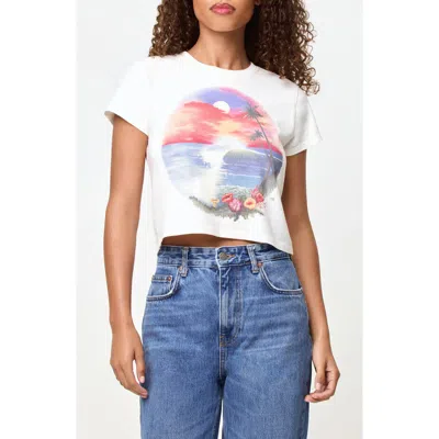 L*space Lspace Merci Baby T-shirt In White
