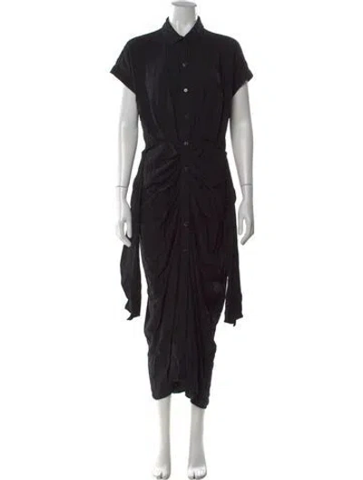 Pre-owned L*space Midi Length Dress In Black