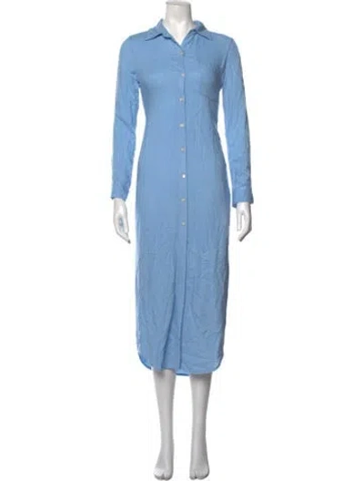 Pre-owned L*space Midi Length Dress In Blue