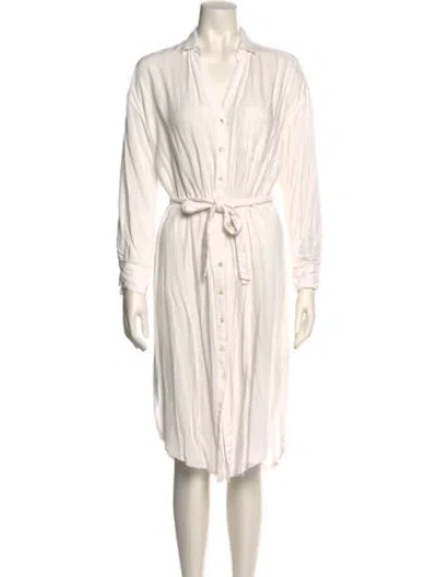 Pre-owned L*space Midi Length Dress In Neutral