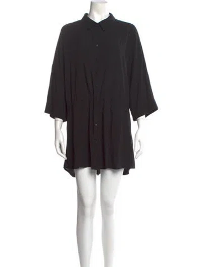 Pre-owned L*space Mini Dress In Black