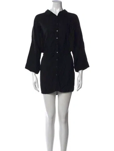 Pre-owned L*space Mini Dress In Black