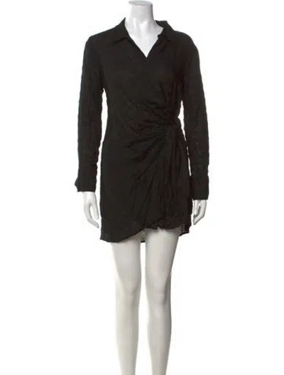 Pre-owned L*space Mini Dress In Black