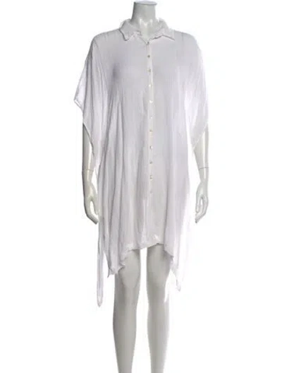 Pre-owned L*space Mini Dress In White