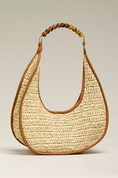 L*space Mira Mar Shoulder Bag In Beige