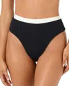 L*space Lspace X Anthropologie Frenchi Bitsy Bikini Bottoms In Black