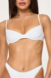 L*space Lspace Missy Underwire Bikini Top In White