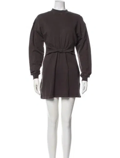 Pre-owned L*space Mock Neck Mini Dress In Black