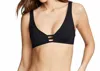 L*space Monroe Bikini Top In Black In Black