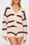 L*space Lspace Montauk Cover-up Sweater In Multi
