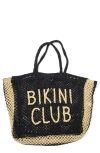 L*space Lspace Moonlight Woven Jute Tote In Black
