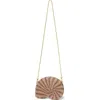 L*space Lspace Nautilus Beaded Bag In Beige