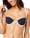 L*space Nico Underwire Bikini Top In Black
