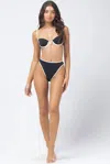 L*space Nico Underwire Bikini Top In Black