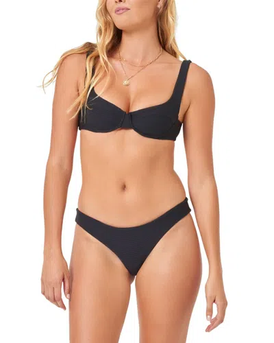 L*space Nikita Bikini Top In Black