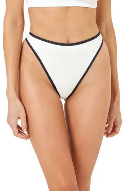 L*space Lspace Nora Bitsy Bikini Bottoms In White