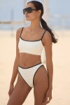 L*space Nora High-waisted Bikini Bottoms In Black