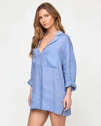 L*space Oasis Tunic In Blue