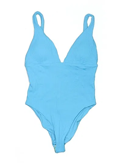 Pre-owned L*space One Piece Swimsuit In Blue