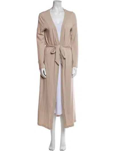 Pre-owned L*space Open Front Sweater In Neutral